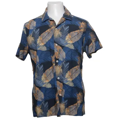 Chemise à manches courtes (Bleu, Jaune, Multicolore) de Selected Homme Coton