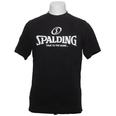 T-shirt (Zwart) van Spalding Katoen