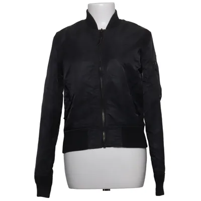 Bomberjack (Zwart) van Schott Acetaat, Polyamide, Viscose