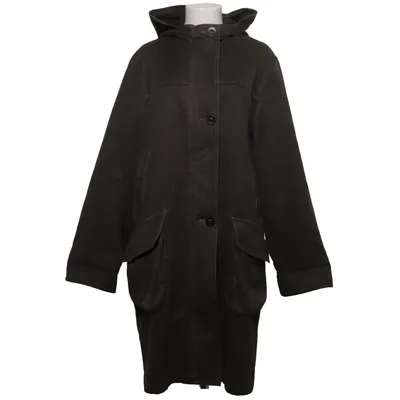 Coat (Green) from Norham Cotton, Polyamide, Polyester, Wool
