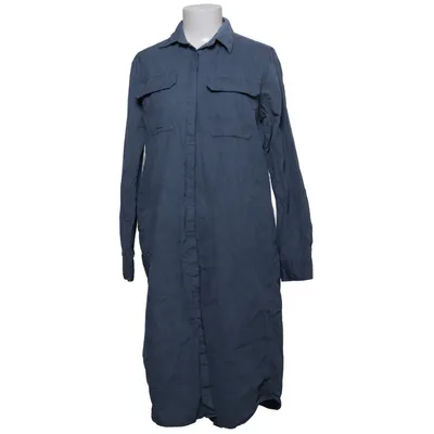 Robe chemise (Bleu) de Knowledge Cotton Apparel Coton biologique