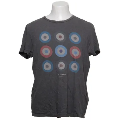 T-shirt (Grijs, Meerkleurig) van Ben Sherman Katoen
