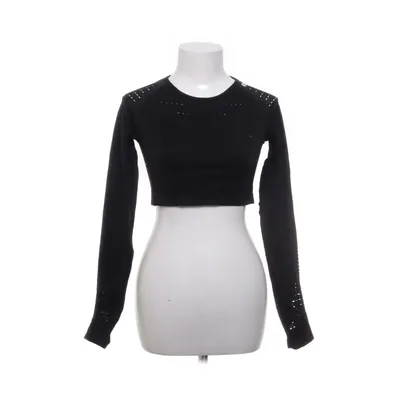 Crop top (Svart) från Gymshark Elastan, Nylon