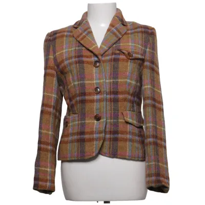 Blazer (Brown, Multicolored) from In Linea Acetate, Viscose