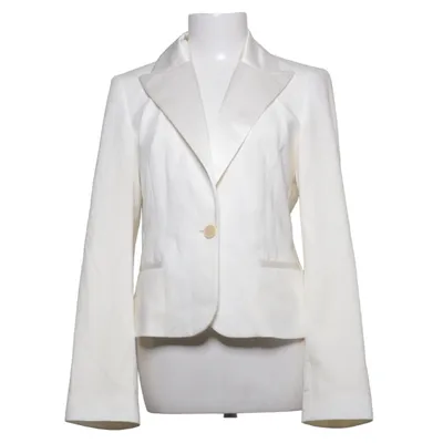 Blazer (Wit) van Sisley Elastaan, Polyester, Viscose