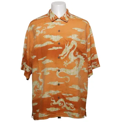Chemise à manches courtes (Orange, Beige) de Tommy Bahama Soie