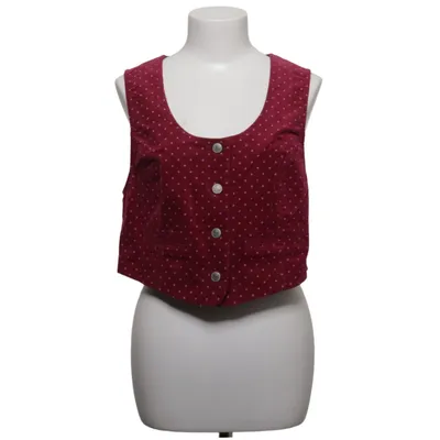 Vest (Pink, Red) from Deerberg Cotton, Elastane