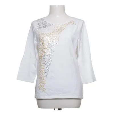Long sleeve T-shirt (White, Silver, Gold) from Birgitta Cotton, Elastane