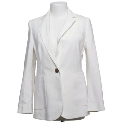 Blazer (Wit) van Anine Bing Katoen, Elastaan, Polyester