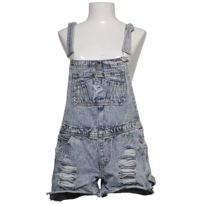 Hängselshorts (Blå) från FB Sister Denim Bomull