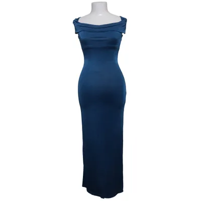 Långklänning (Blå) från Reformation Acetat, Elastan