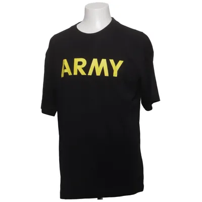 T-shirt (Black) from MFH Cotton