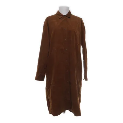 Robe chemise (Marron) de Uniqlo Coton