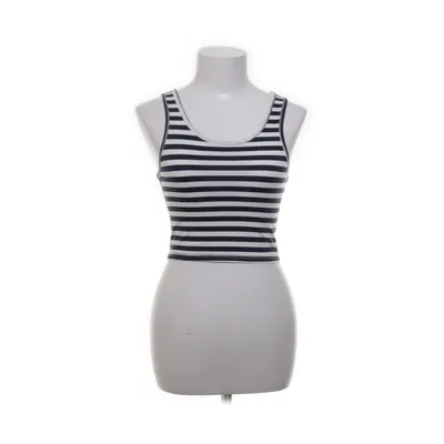 Tanktop  (Blå, Hvid) fra Bik Bok Bomuld, Elastan