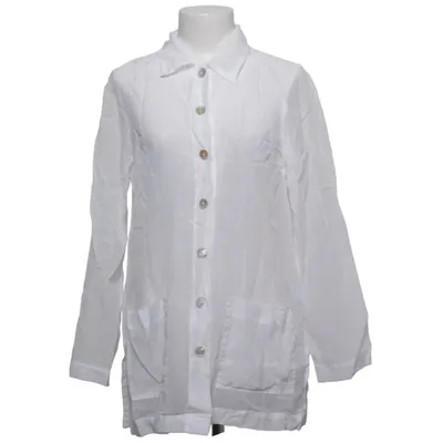 Shirt (White) from BB Design Jytte Meilvang Linen, Polyamide, Viscose