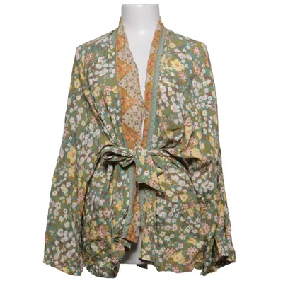 Wikkelblouse (Groen, Meerkleurig) van Anna + Nina Viscose