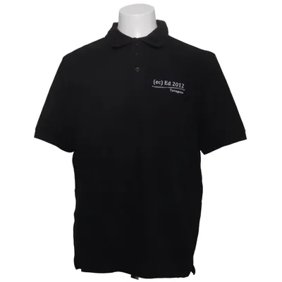 Polo shirt (Black) from Buxbom Cotton