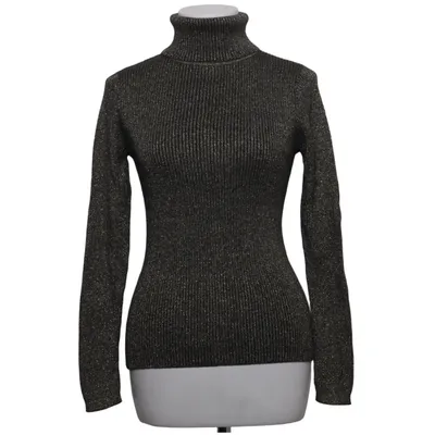 Pul à col roulé (Gris) de Moda International Coton, Fibre métallique, Polyester