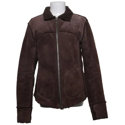 Shearling jacket (Brown) from Livelo Attitude Acrylic, Leather, Polyester
