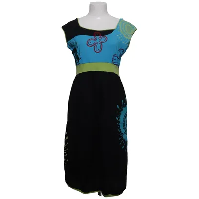 Klänning (Svart, Blå, Flerfärgad) från Coline Bomull, Polyester