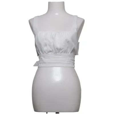 Halterneck top (Hvid) fra Chloé B x NA-KD Polyester