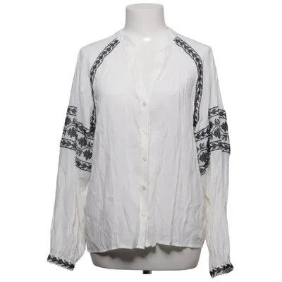 Blus (Vit, Svart) från Zara Polyester, Viskos