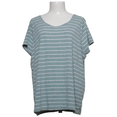 T-shirt (Green, White) from Gina Cotton, Elastane, Polyester