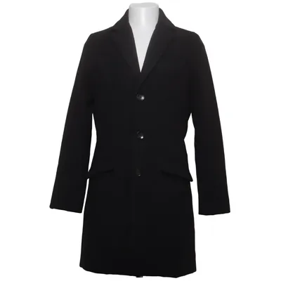 Frakke (Sort) fra PureWhite Polyester, Viscose