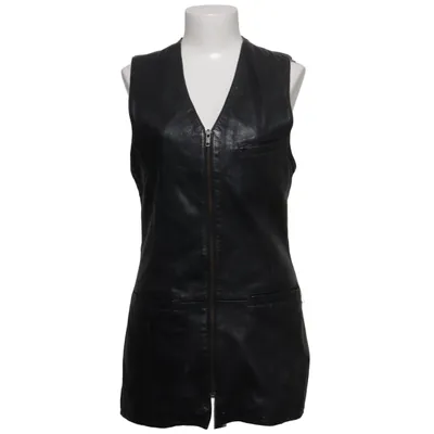 Leren vest (Zwart) van Hot Zone