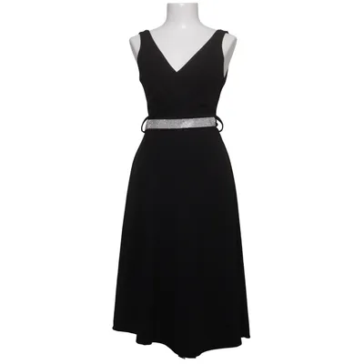 Robe portefeuille (Noir) de L&S Élasthane, Polyester