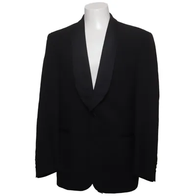Veste de smoking (Noir) de Long John Viscose, Laine