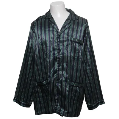 Pyjamasskjorte (Blå, Grøn) fra Marco Donati Bomuld, Polyester