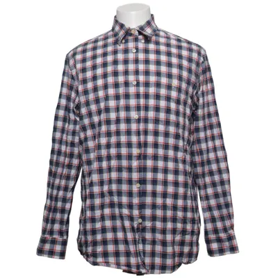 Buttondown-skjorta (Blå, Vit, Röd) från Beretta Bomull
