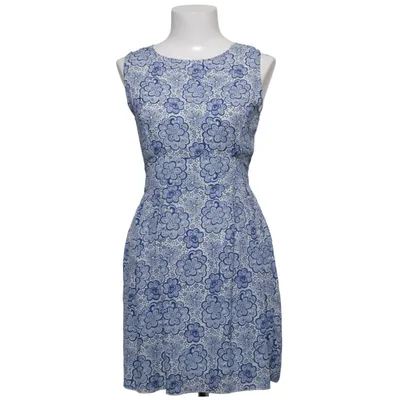 Jurk (Blauw, Wit) van Tenki Katoen, Polyester