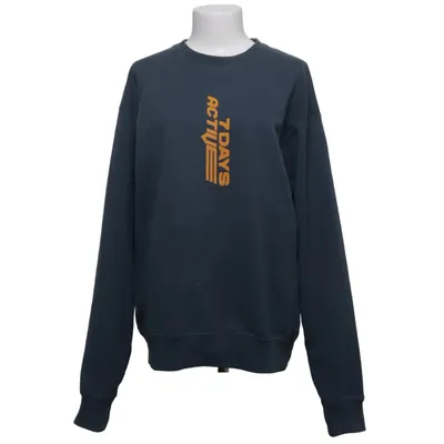 Sweatshirt (Blue) from 7 Days Active Organic cotton, Recycled polyester