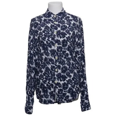 Shirt (Blue, White) from Sandro Viscose