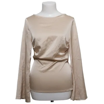 Bluse (Beige) fra Boohoo Polyester