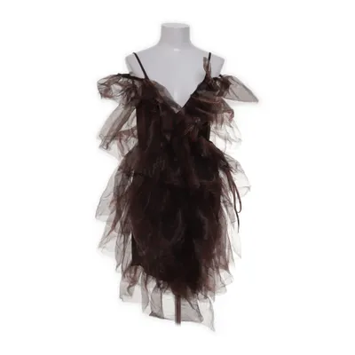 Omlottklänning (Brun, Svart) från Selam Fessahaye x Monki Polyester