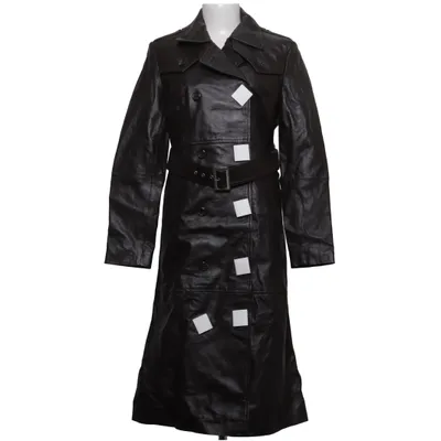 Leather coat (Brown) from Cigno Nero Leather, Polyester