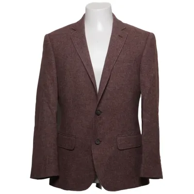 Blazer (Brun) fra Allan Clark Polyester, Uld