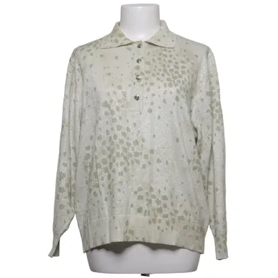 Sweater (Beige) from Di-Strick Acrylic, Metallic fiber, Viscose, Wool