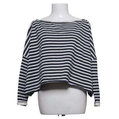 T-shirt à manches longues (Bleu, Blanc) de SoSue Coton