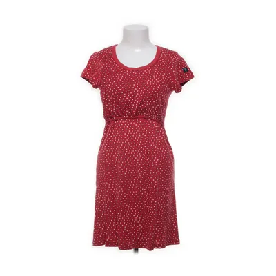 Nursing dress (Red, Multicolored) from Polarn O. Pyret Organic cotton