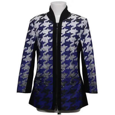Cardigan (Blue, Black, White) from Joseph Ribkoff