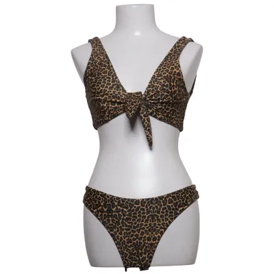 Bikini (Brun, Svart, Gul) från NLY Beach Elastan, Polyester