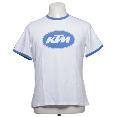 T-shirt (Wit, Blauw) van KTM Katoen