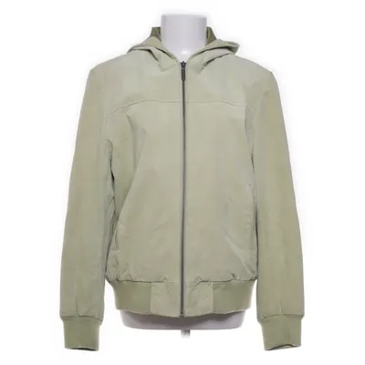 Veste en cuir (Beige) de Petroff Acrylique, Cuir, Polyester