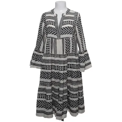 Dress (White, Black) from Devotion Cotton