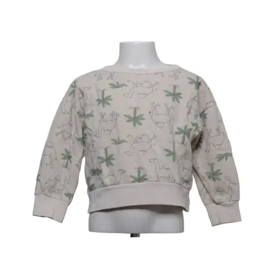 Sweatshirt (Beige, Green) from Petit Bateau Cotton