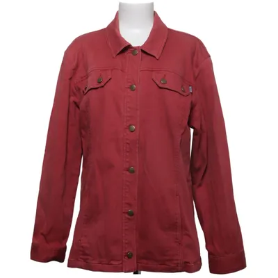 Veste en jean (Rouge) de Never Mind Coton, Élasthane